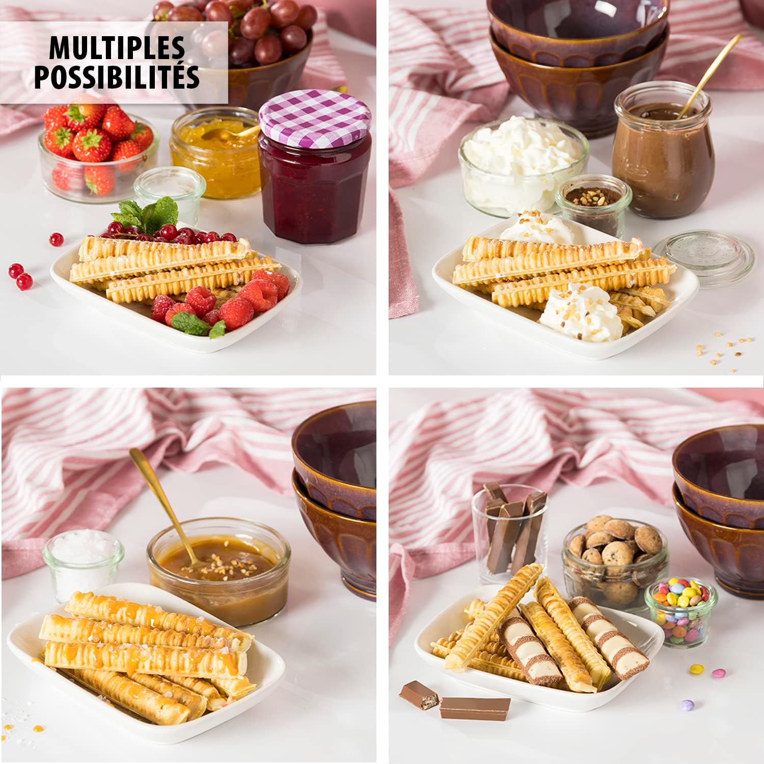 Tristar - gaufrier série WF-1171 - 1 000 W - 15 gaufres - WF-1171