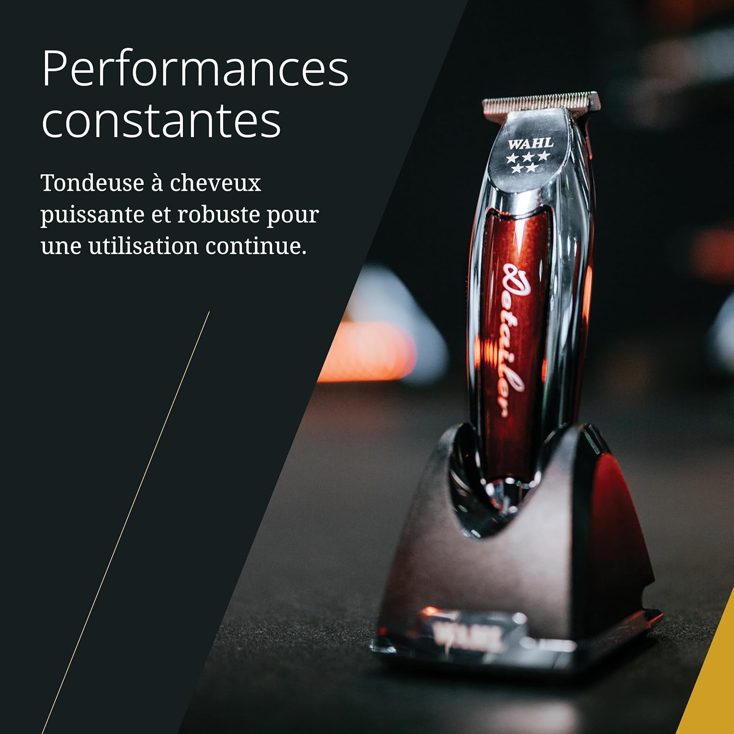 Wahl - Detailer LI - tondeuse sans fil, lame T extra large, précise