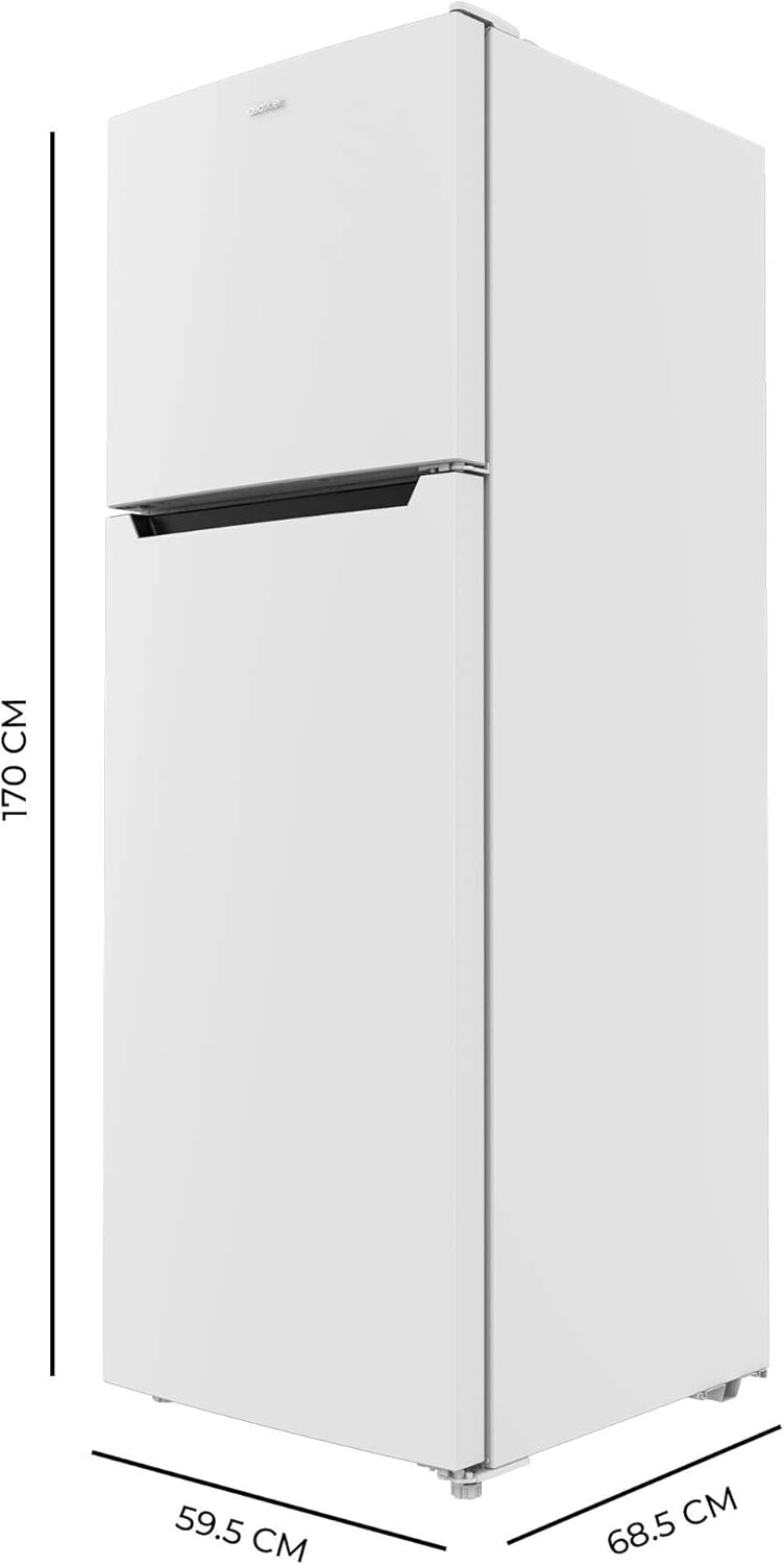 Cecotec - Bolero CoolMarket 348 - 348L, NoFrost, Inverter, classe E - 348NFWHITE