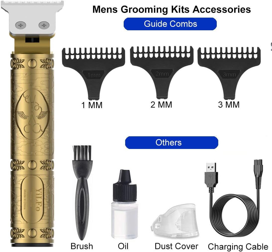 Tondeuse barbe homme - rasoir LED rechargeable - coupe précision - Brostyle