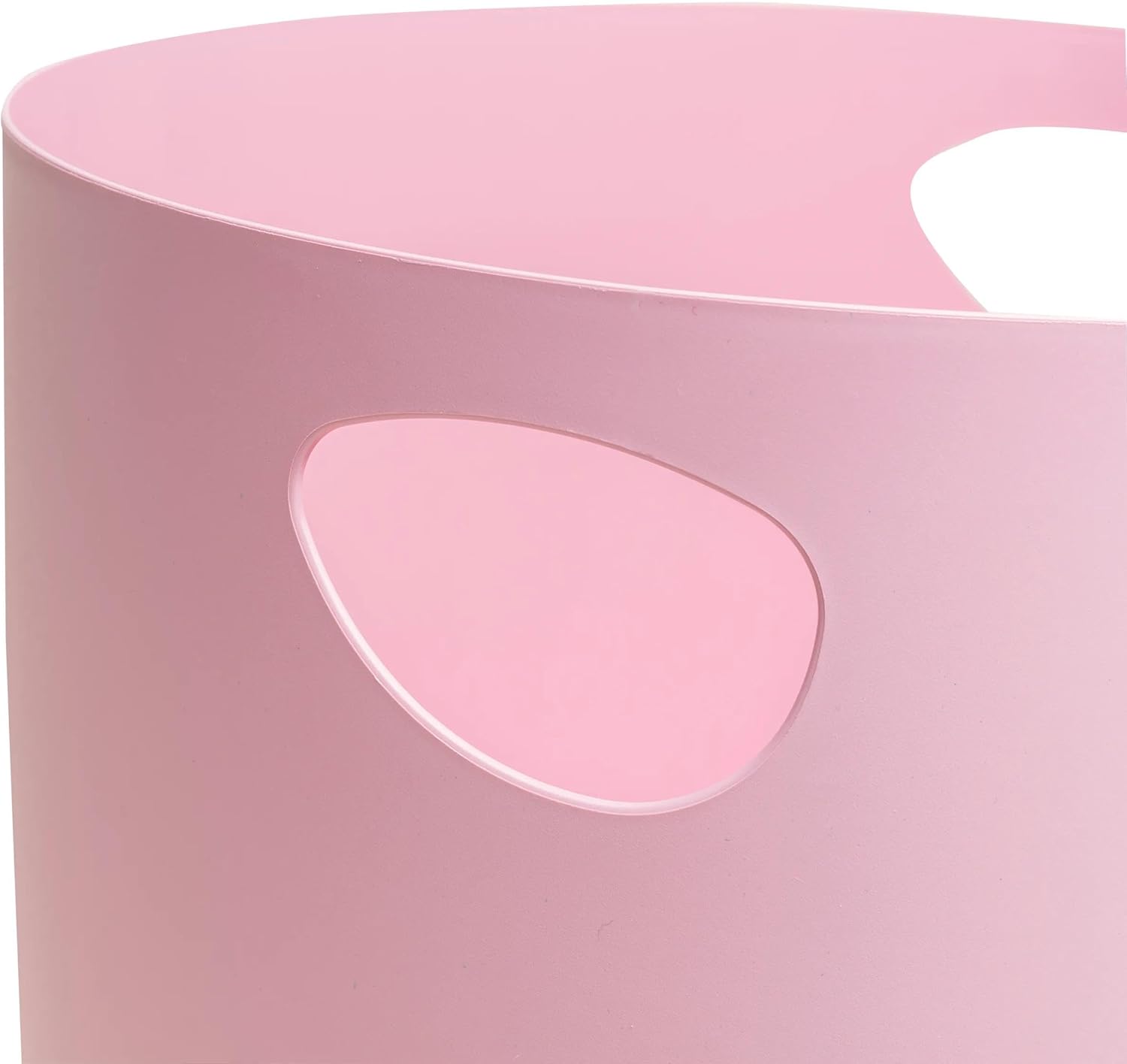 Exacompta - corbeille à papier Ecobin 15L - 26,3x26,3x33,5cm - poignées, rose - 45371D