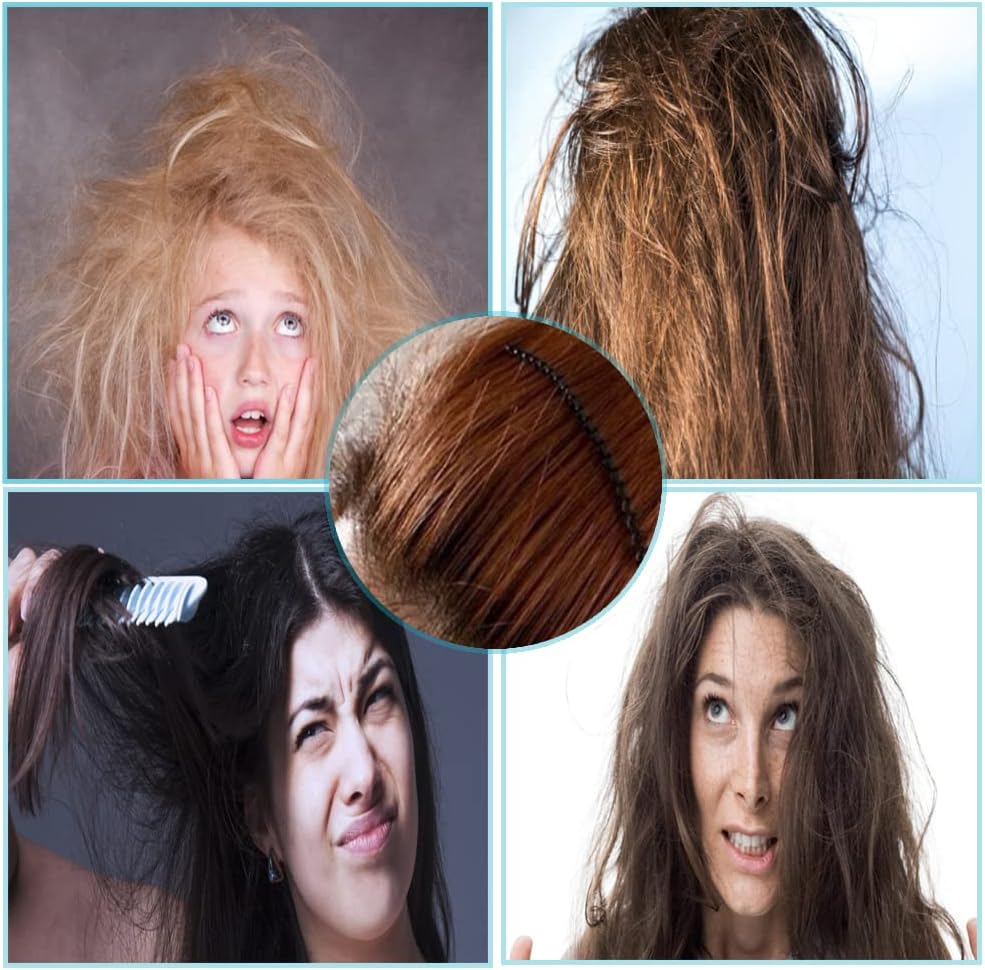 Peigne circulaire extensible - lot de 2 - plastique flexible - serre-tête, ajustable cheveux