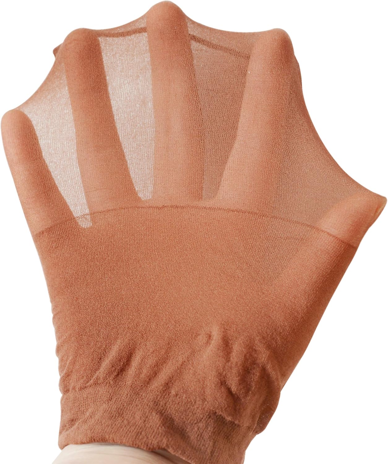 Bonnets de perruque - nylon respirant - lot de 6 - marron foncé