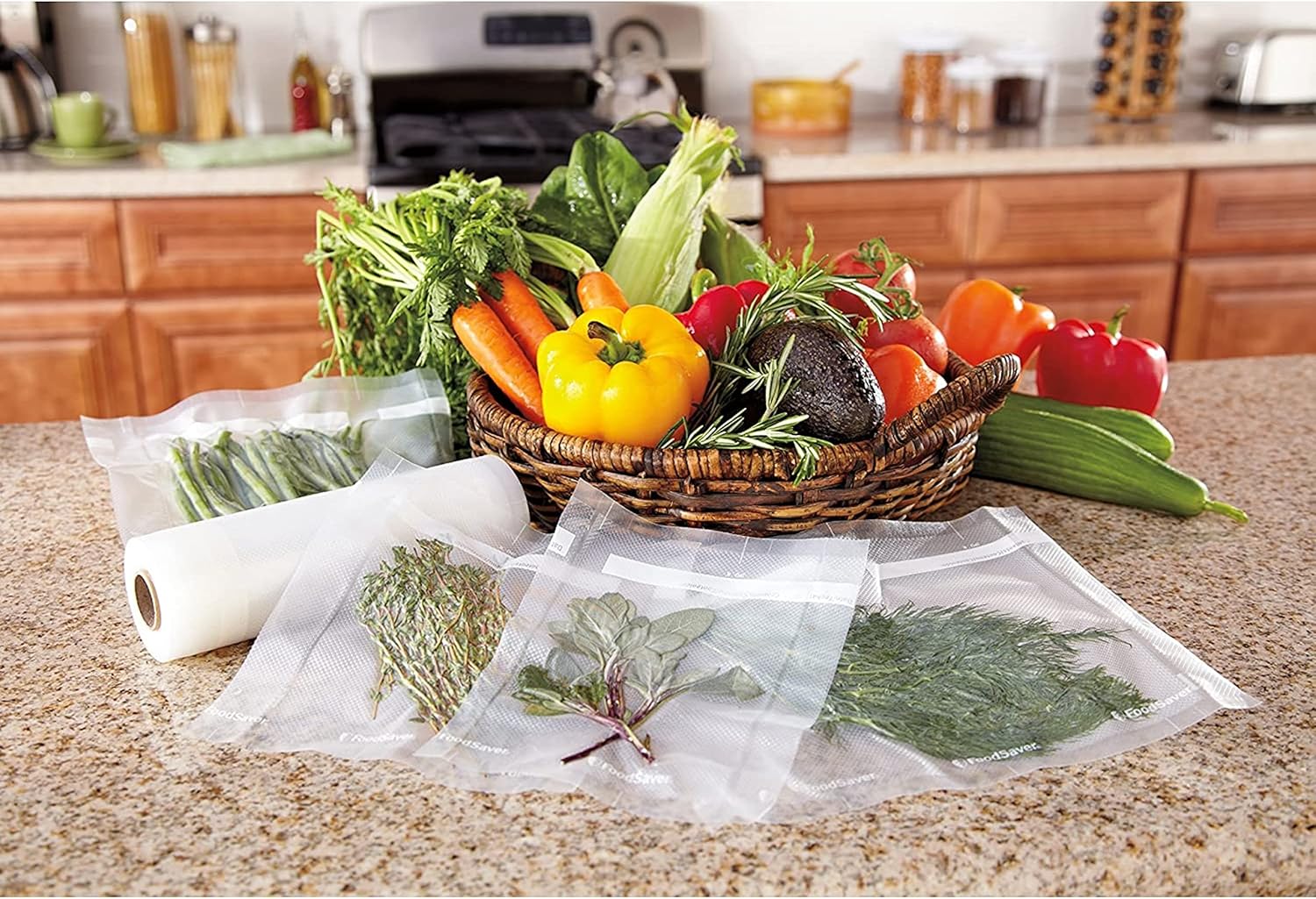 FoodSaver - rouleaux réutilisables - 28x550 cm - sans BPA, FSR2802