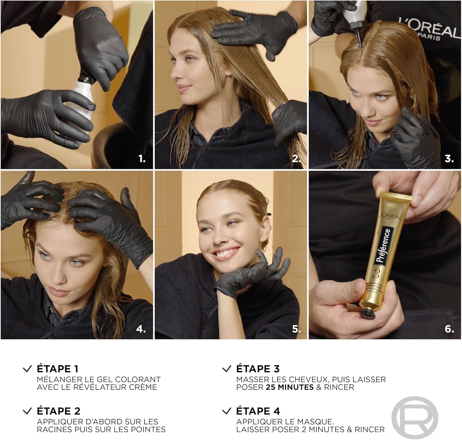 L'Oréal Paris - Préférence Floride 7.3 - blond doré - coloration permanente, couvrance totale cheveux blancs