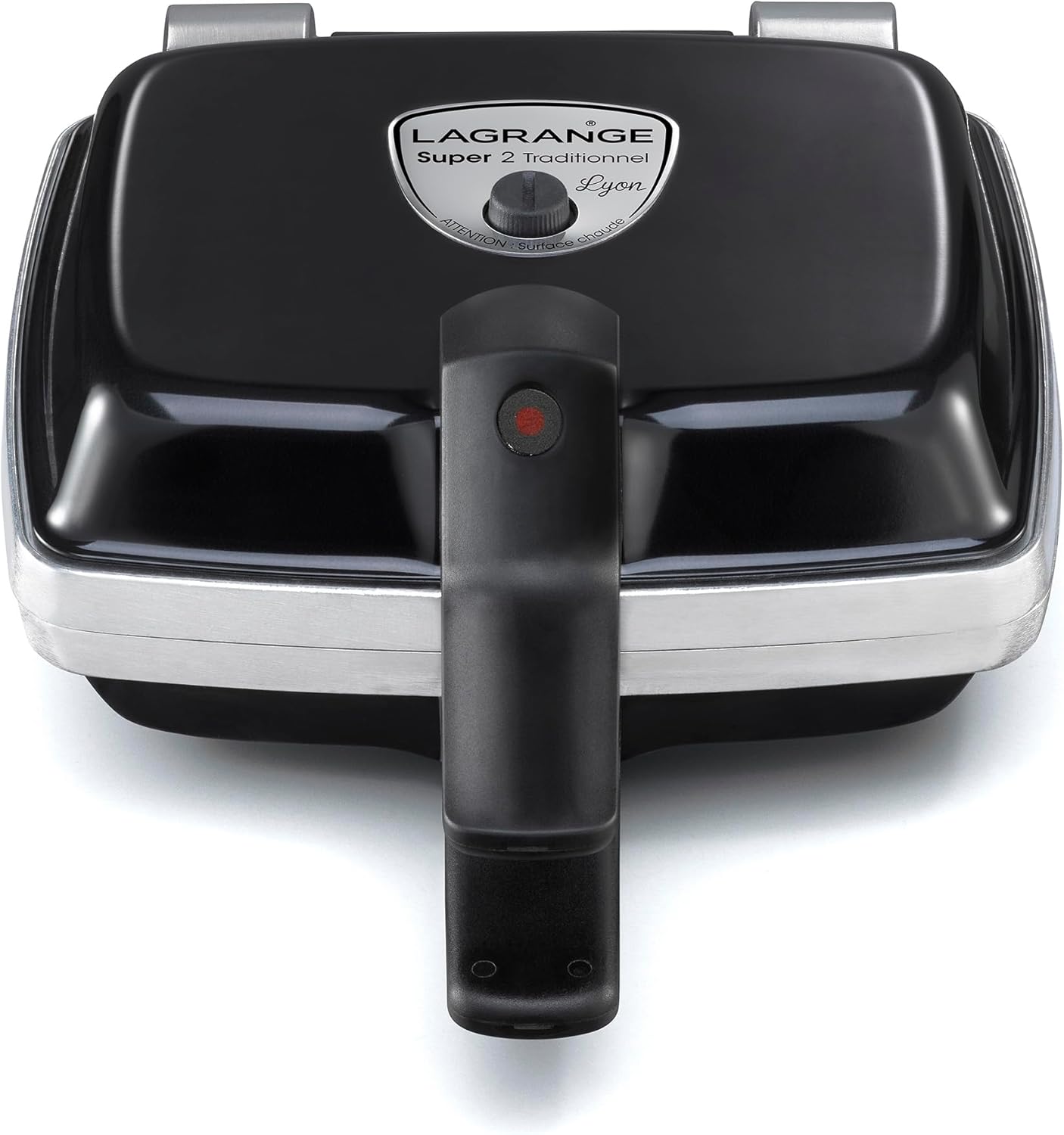 LAGRANGE - Super2 Traditionnel - gaufrier réversible, plaques amovibles, 1000W - 039121