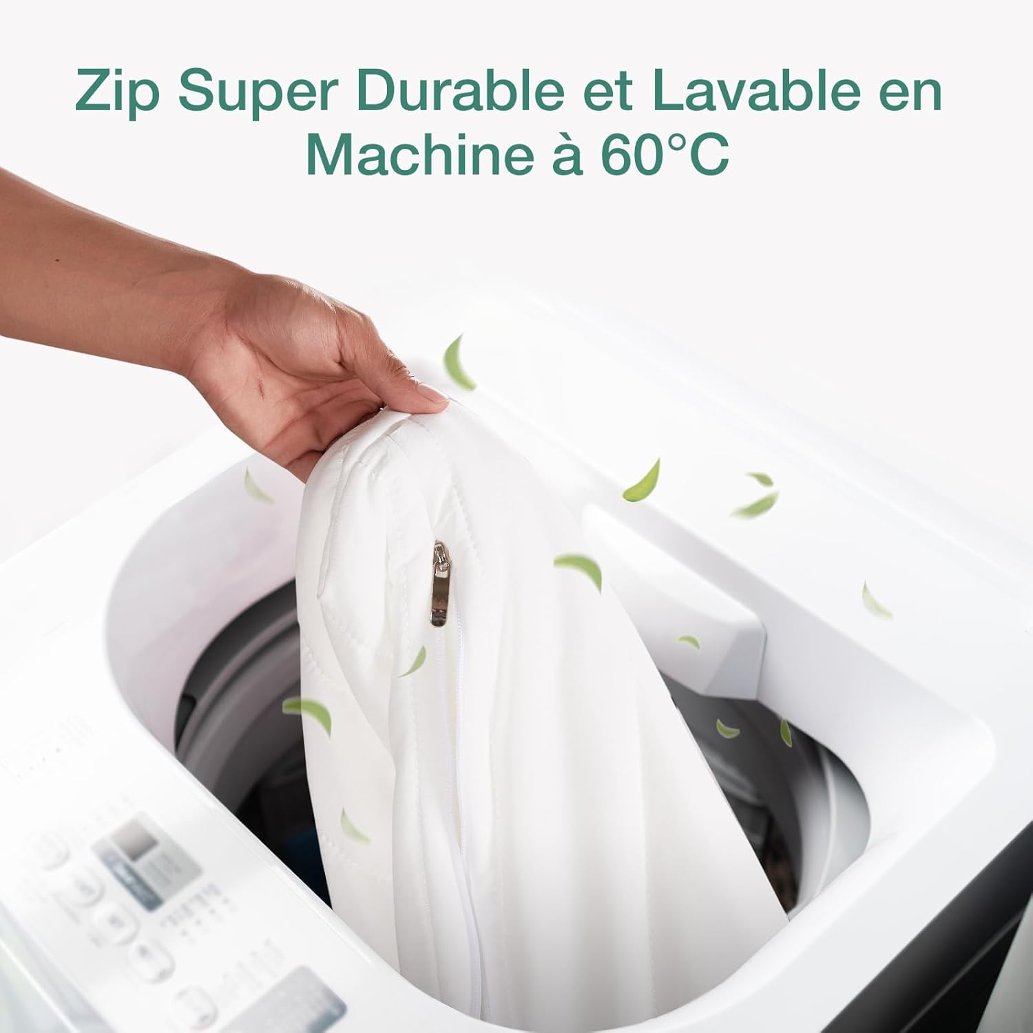 Novilla - Matelas mousse 7 zones - 160x200 cm - housse amovible, 14 cm