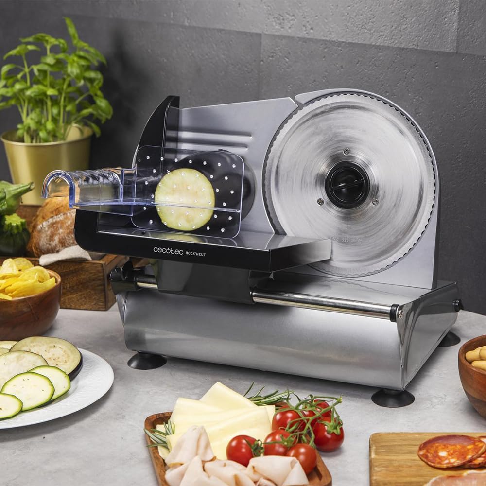 Cecotec - Rock'nCut Advance - 190mm - trancheuse 180W inox, stabilité