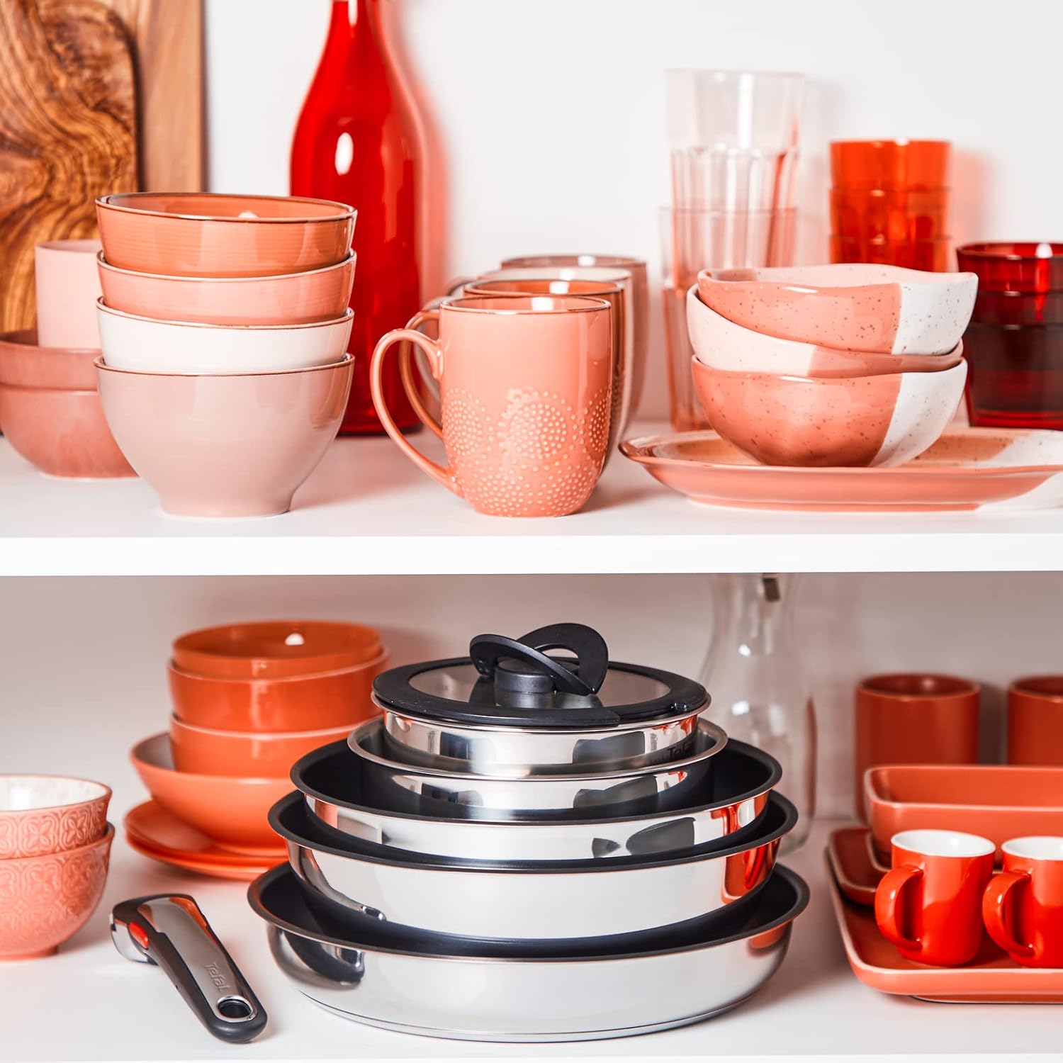 Tefal - Ingenio Preference - poêle 28 cm - inox, induction, empilable, L9720602