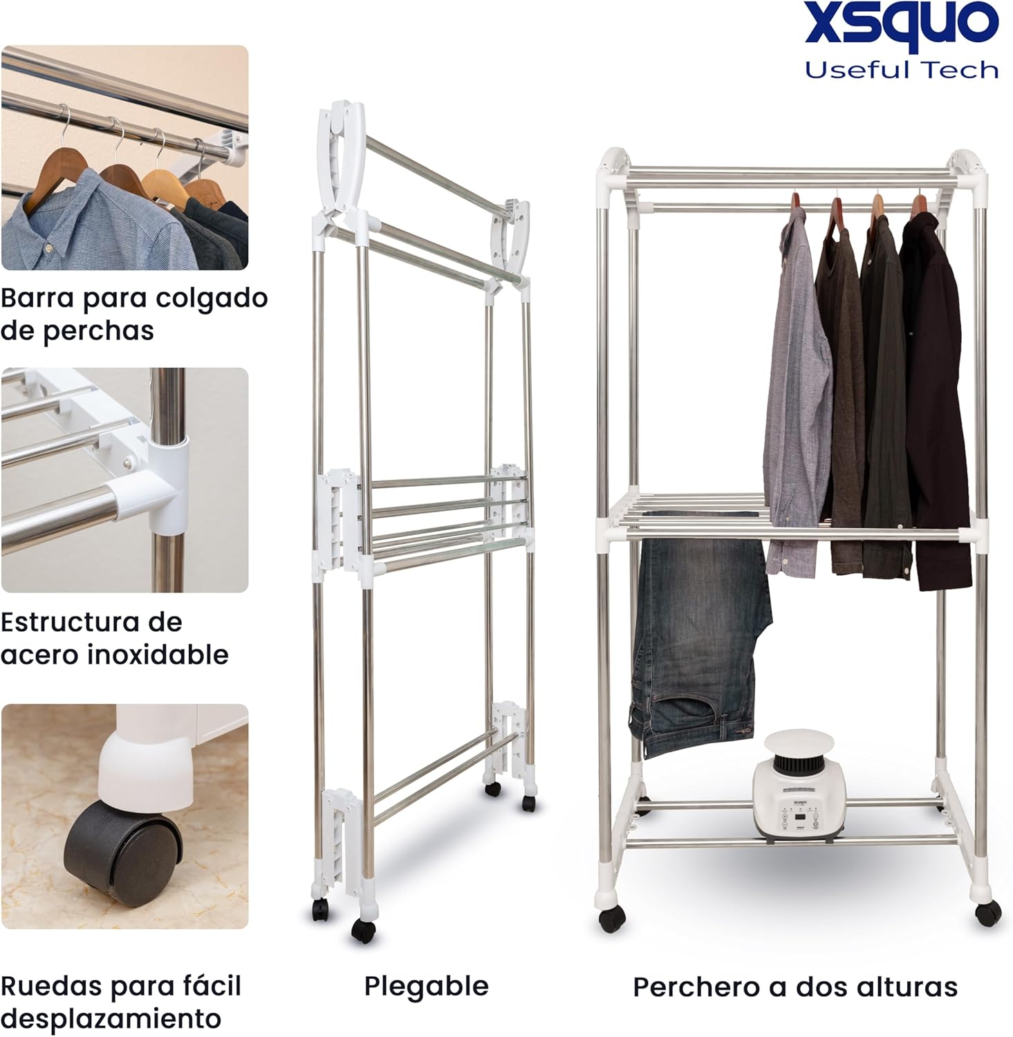 Sèche-linge - capacité 15/30 kg, minuterie 180 min, silencieux, Secamatics Maxima XXL