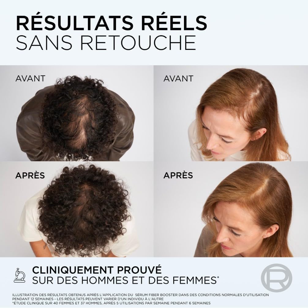 L'Oreal Paris - Elseve Fiber Booster - sérum anti-chute 6 semaines - stimule la pousse, enrichi Aminexil-R