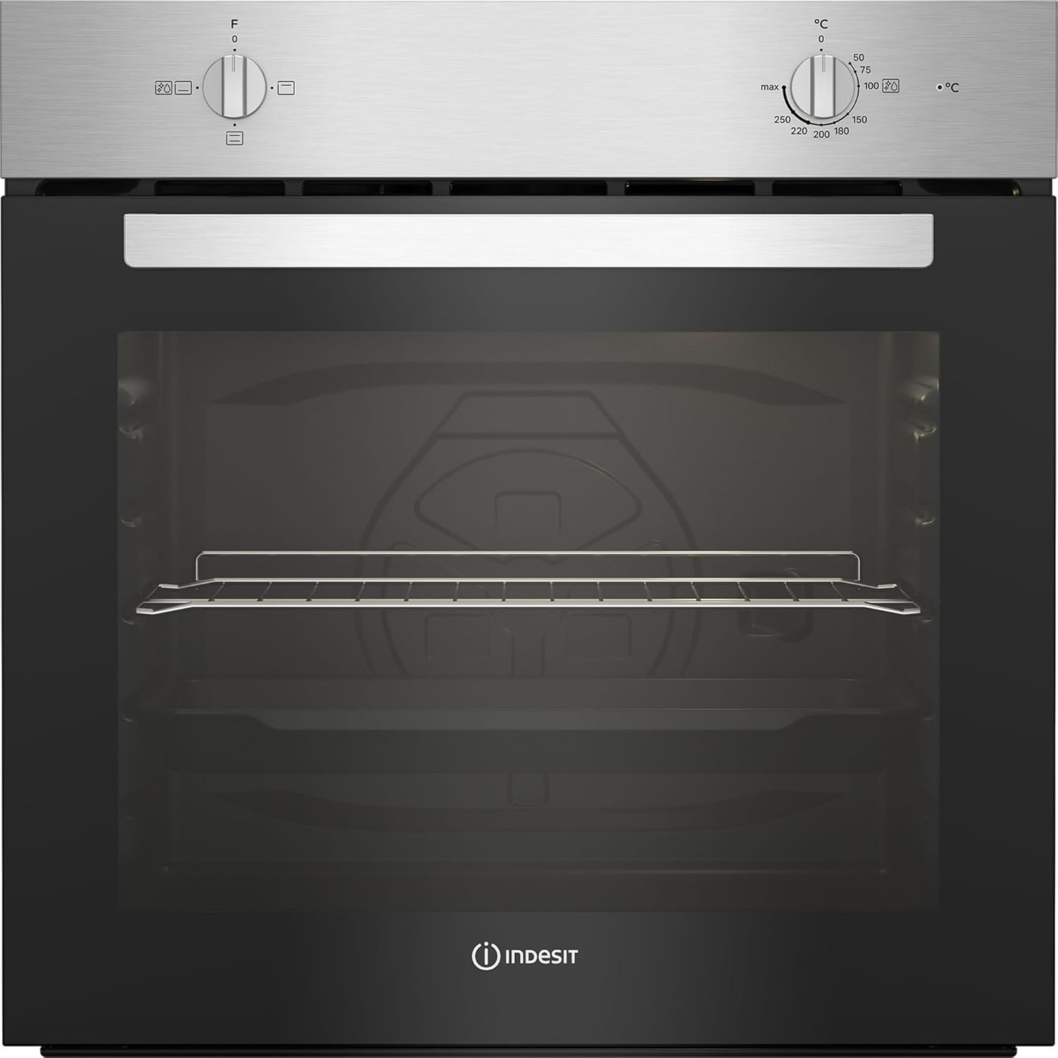 Indesit - Four encastrable série IB - 60cm, chaleur tournante, inox - IB22REX
