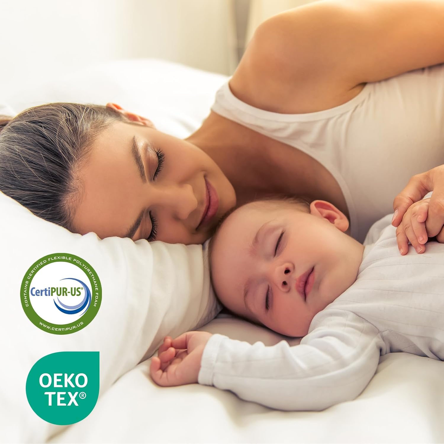 Novilla - mousse froide 7 zones - 160x190 cm - housse amovible 18 cm