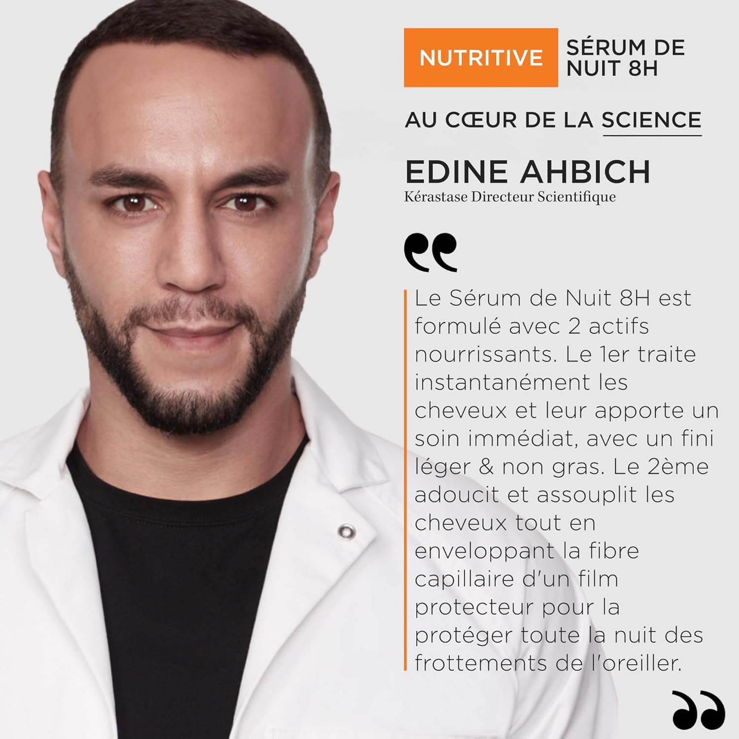 Kérastase - Nutritive 8H Magic Night Serum - soin nuit 100ml - nourrit, protège humidité, brillance, niacinamide