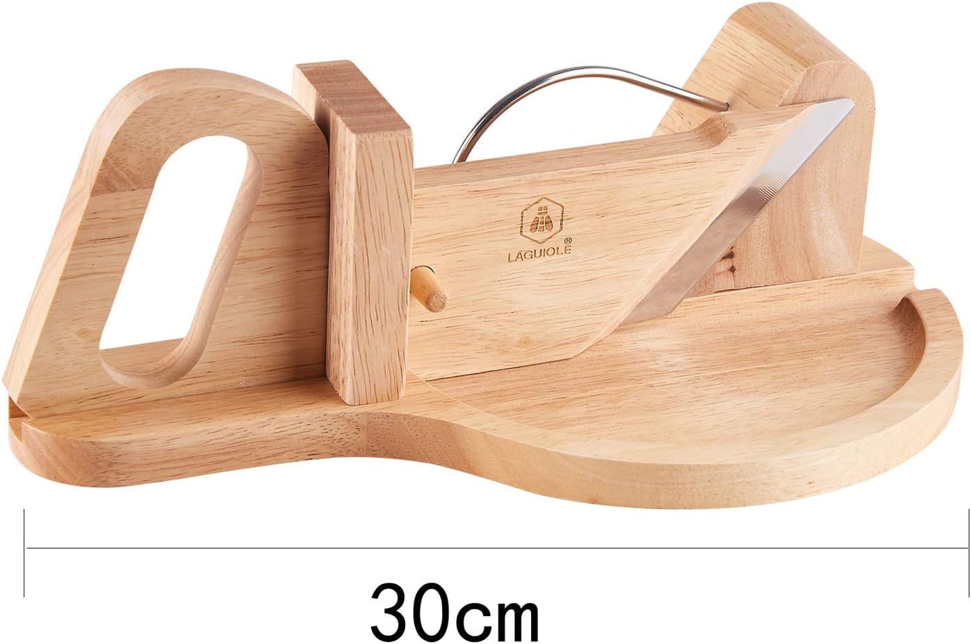 Laguiole - trancheuse à saucisson et charcuterie - plateau bois - compacte et précise
