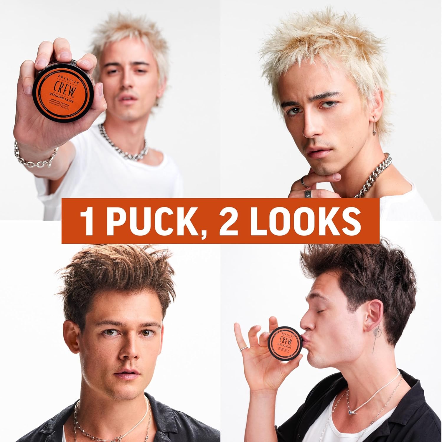 American Crew - Defining Paste - 85g - coiffante tenue moyenne, brillance faible