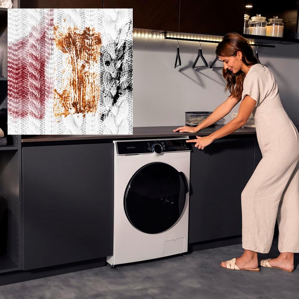 Cecotec - Bolero DressCode 121000 - 12 kg, 1400 tr/min, 2000 W, 14 programmes, WoolMark