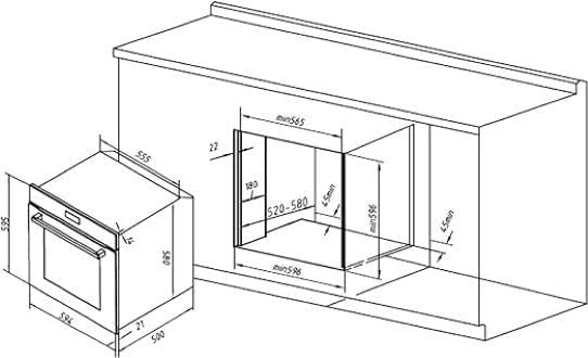 Cecotec - Bolero Hexa Edge A - 60cm - 72L, 2800W, 7 fonctions, vapeur, M226000