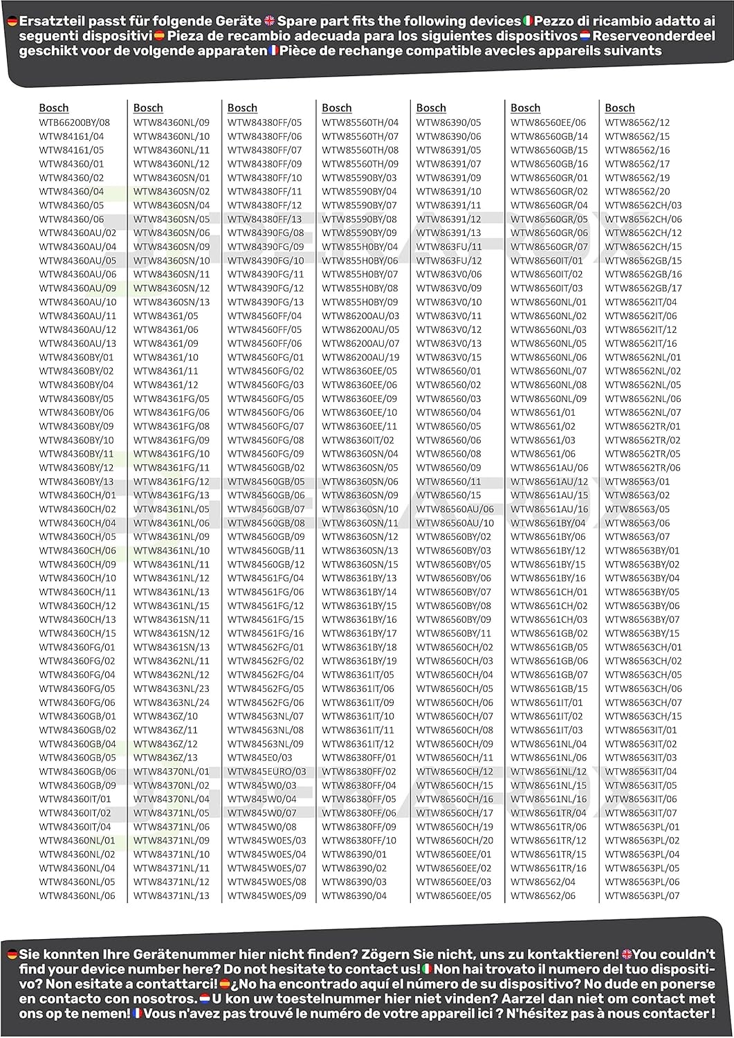 Bosch Siemens - série Avantixx iQ300-700 - clapet entretien 6 vis - pour échangeur de chaleur 00646776