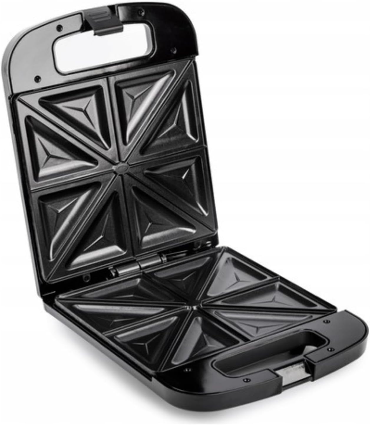 Croque-monsieur électrique XXL - 4 sandwichs - 1400 W - noir