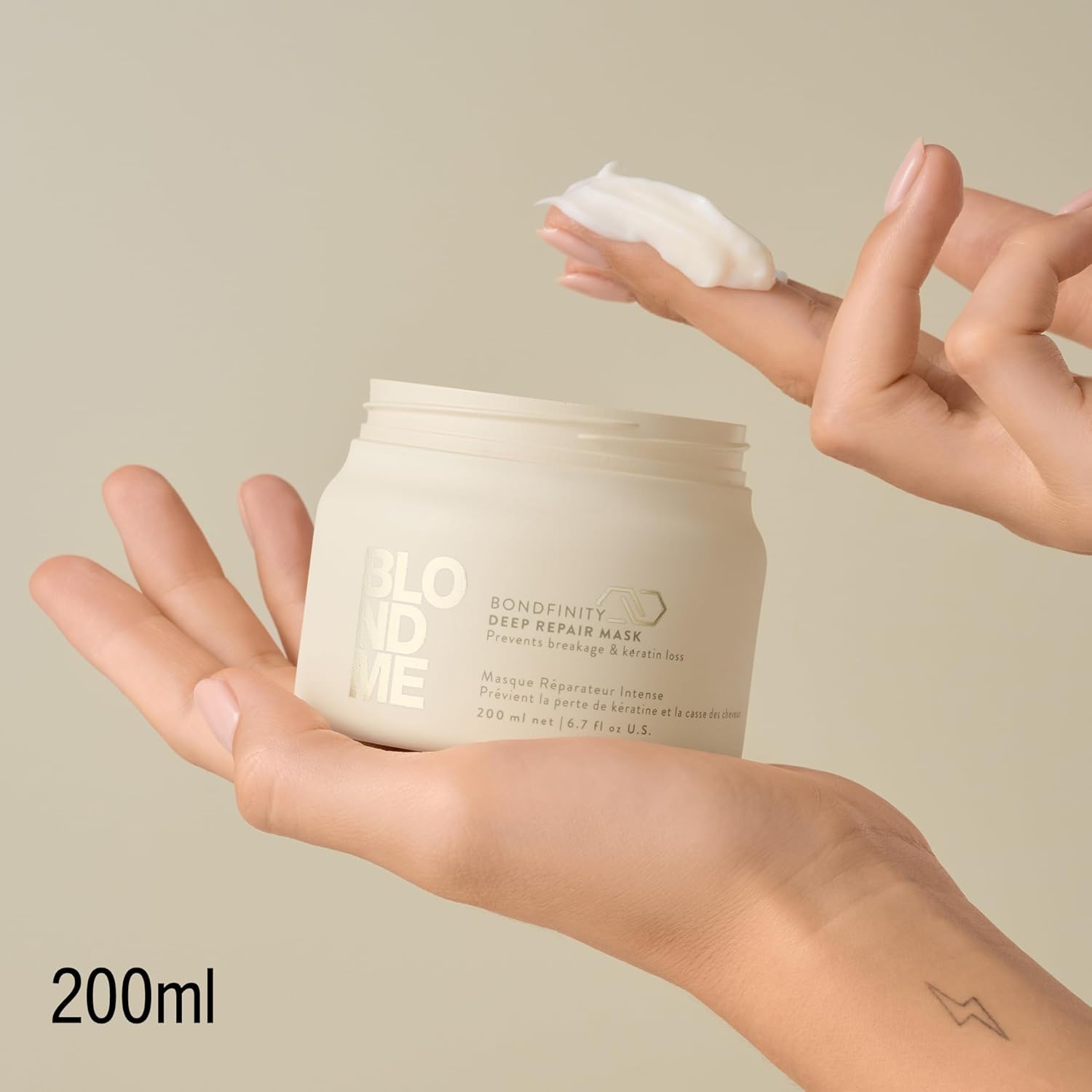 Schwarzkopf - BLONDME Bondfinity - 200ml - masque réparateur, hydratant, protecteur cheveux poreux