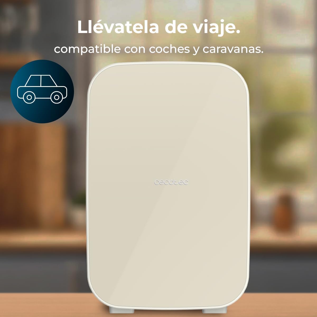 Cecotec - Bolero MiniColing 25L - mini frigo 20L, 12-220V, chaud/froid, 7-65°C