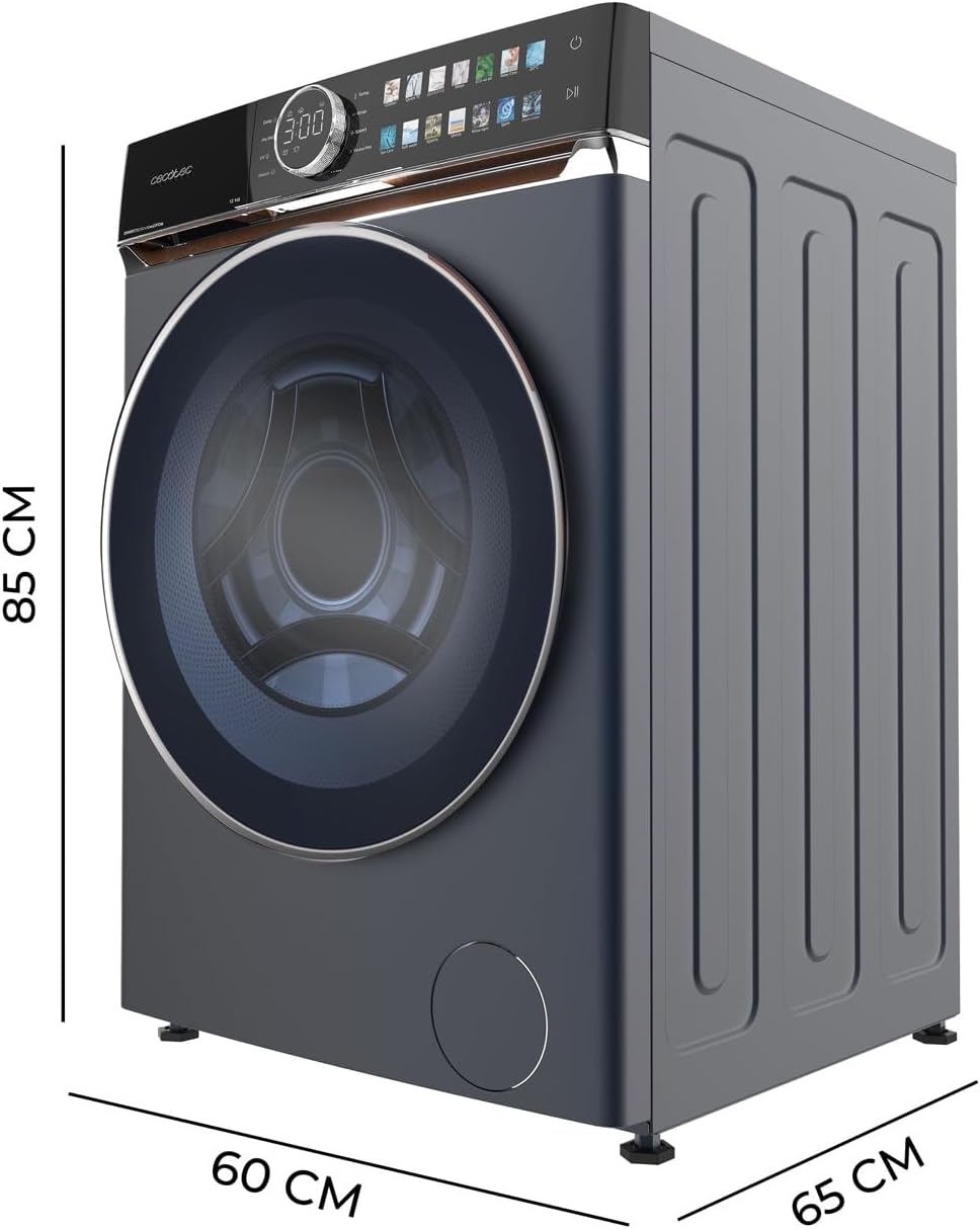 Cecotec - lave-linge série principale - dimensions compactes - grande capacité, programme rapide