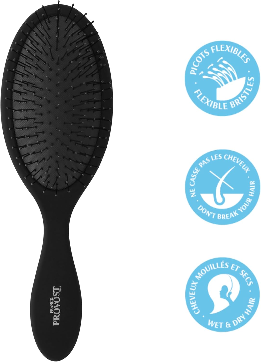 Franck Provost - Brosse Démêlante Wet & Dry - cheveux humides et secs