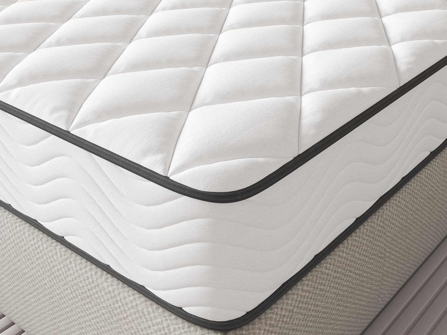 Matelas mousse - Lot de 2 - 90x190x14 cm - moelleux, respirant, confortable