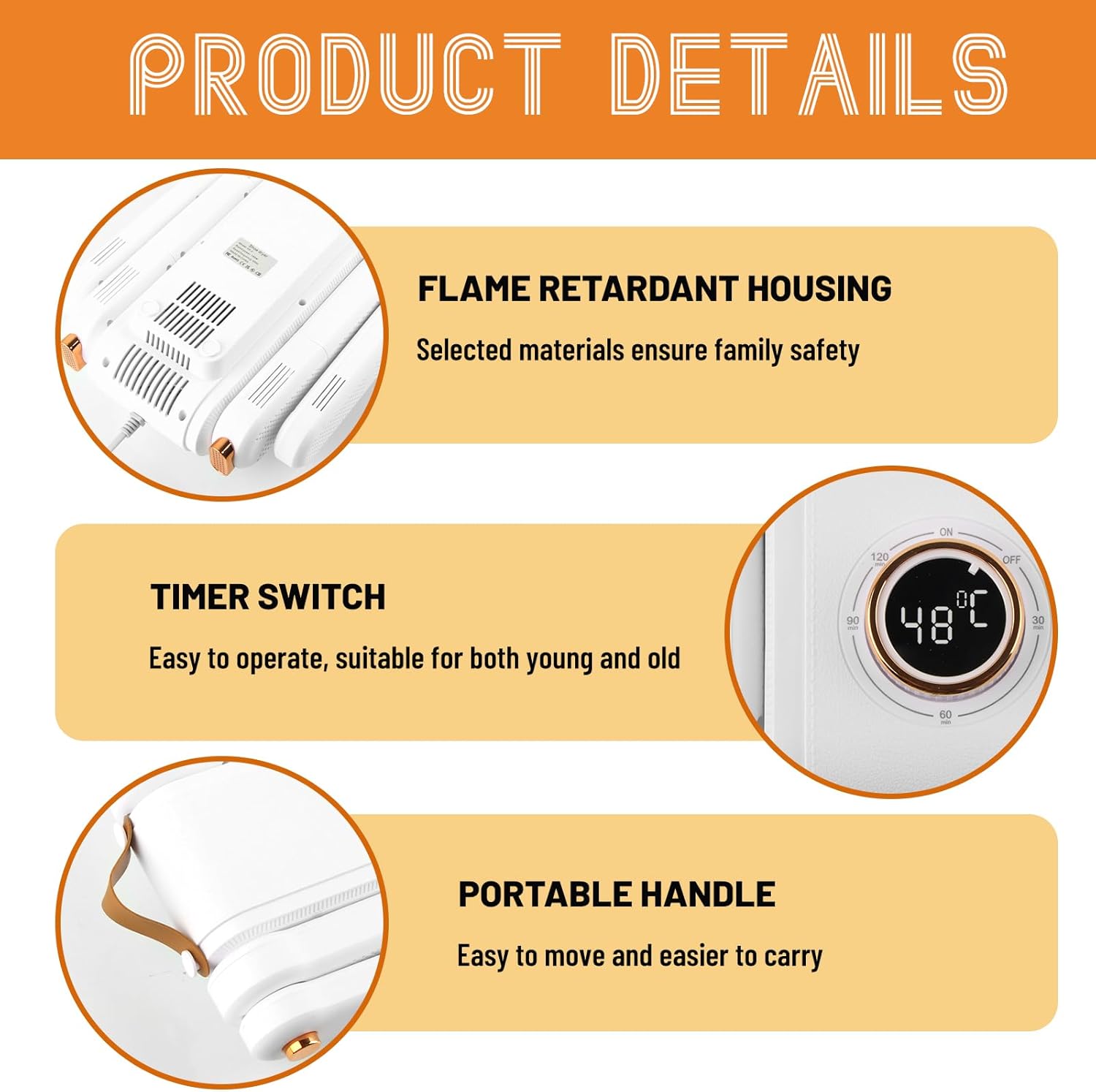 Sèche chaussures électrique 4 bras, programmation arrêt, stérilisation, réchauffage rapide