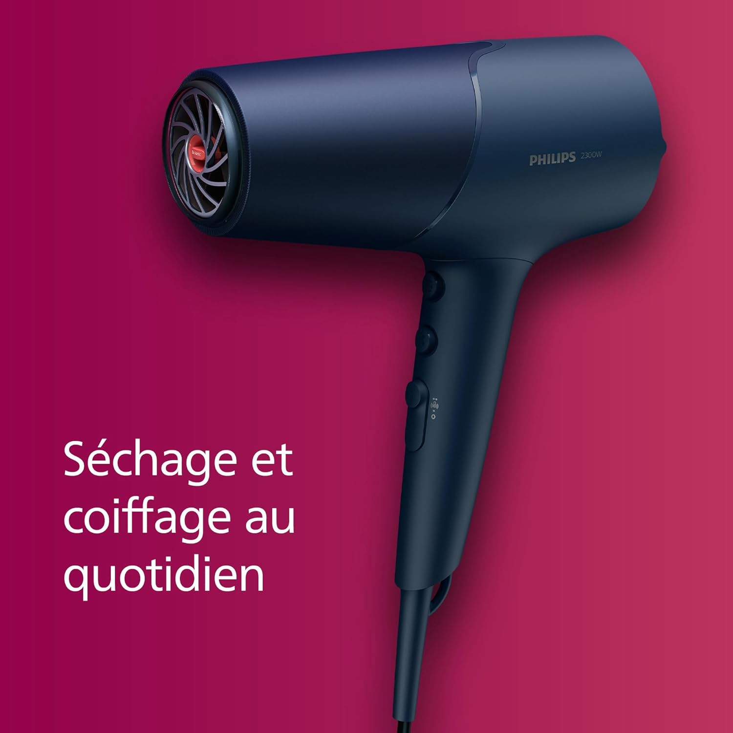 Philips - 5000 Series sèche-cheveux, 2300W, ionique, ThermoShield, BHD510/20