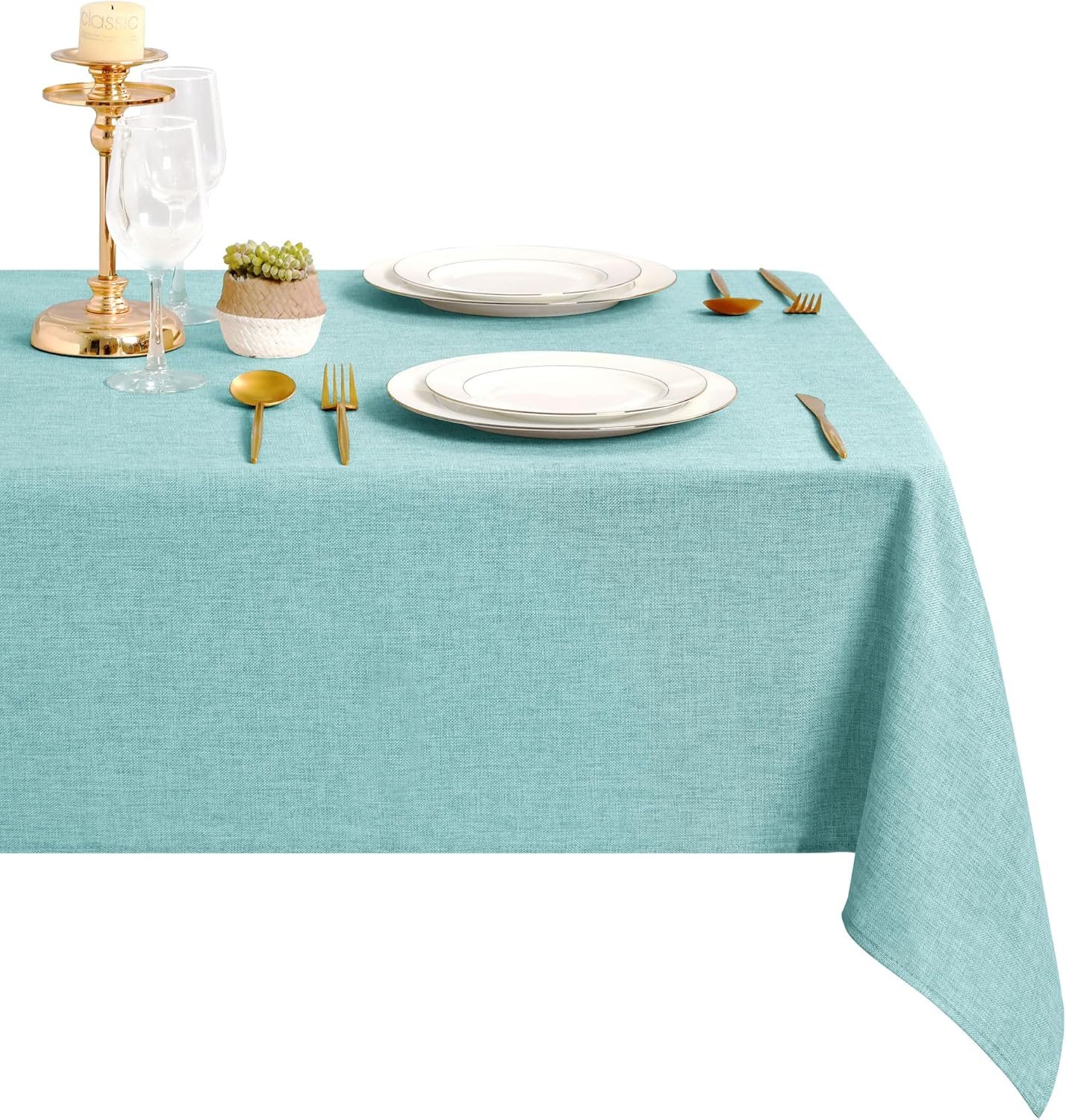 DWCN - nappe Aqua Bleu - 135x180cm - lavable, imperméable, anti-tache DWCN