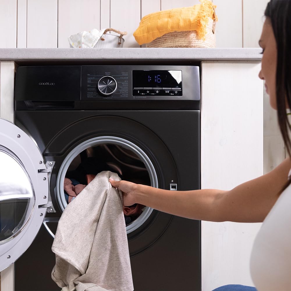 Cecotec - Bolero DressCode 12Kg - frontal - vapeur, Inverter, 16 programmes, 12500