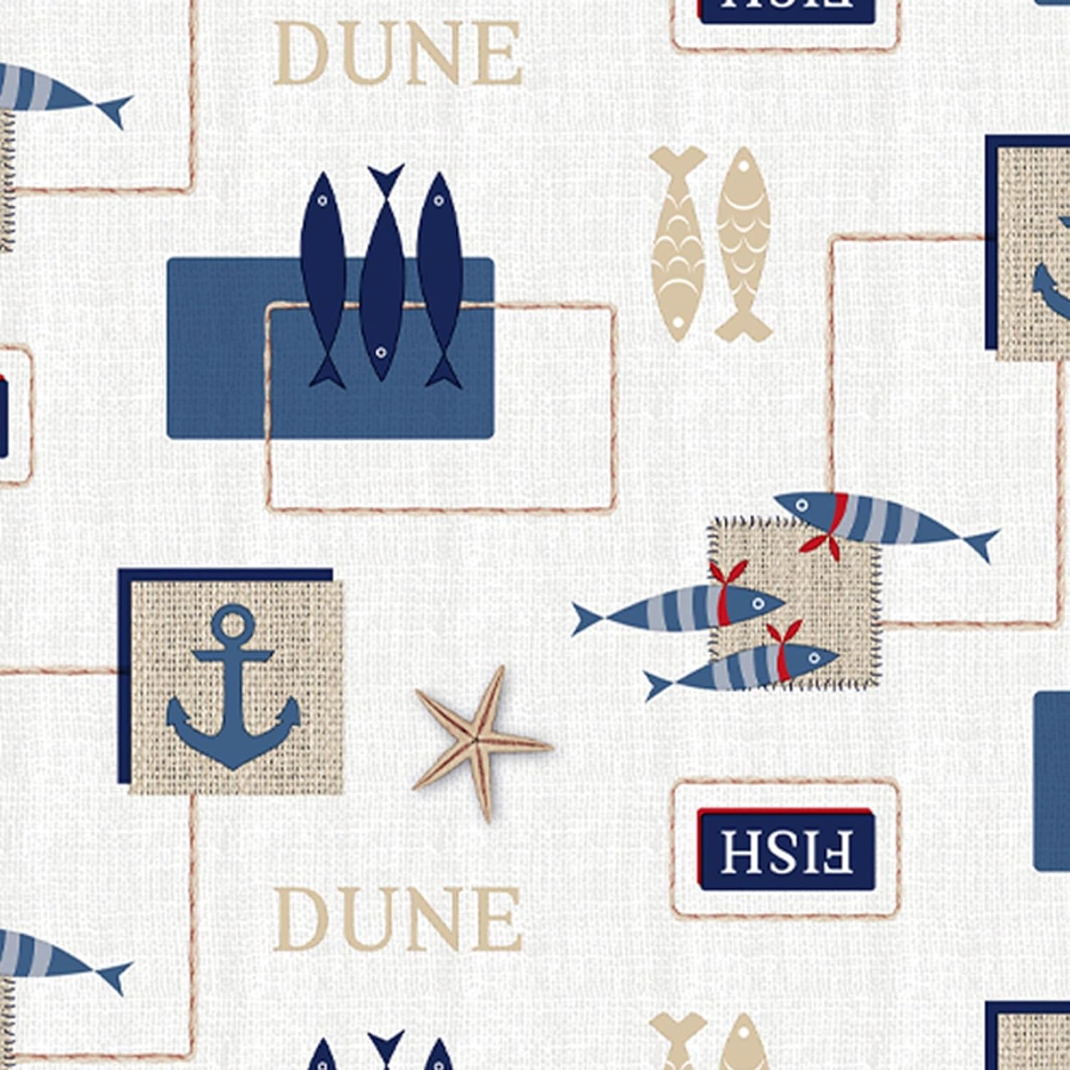 Nappe en toile cirée - Rectangulaire 200x140 cm - Anti-taches, imperméable, facile à nettoyer, bleu