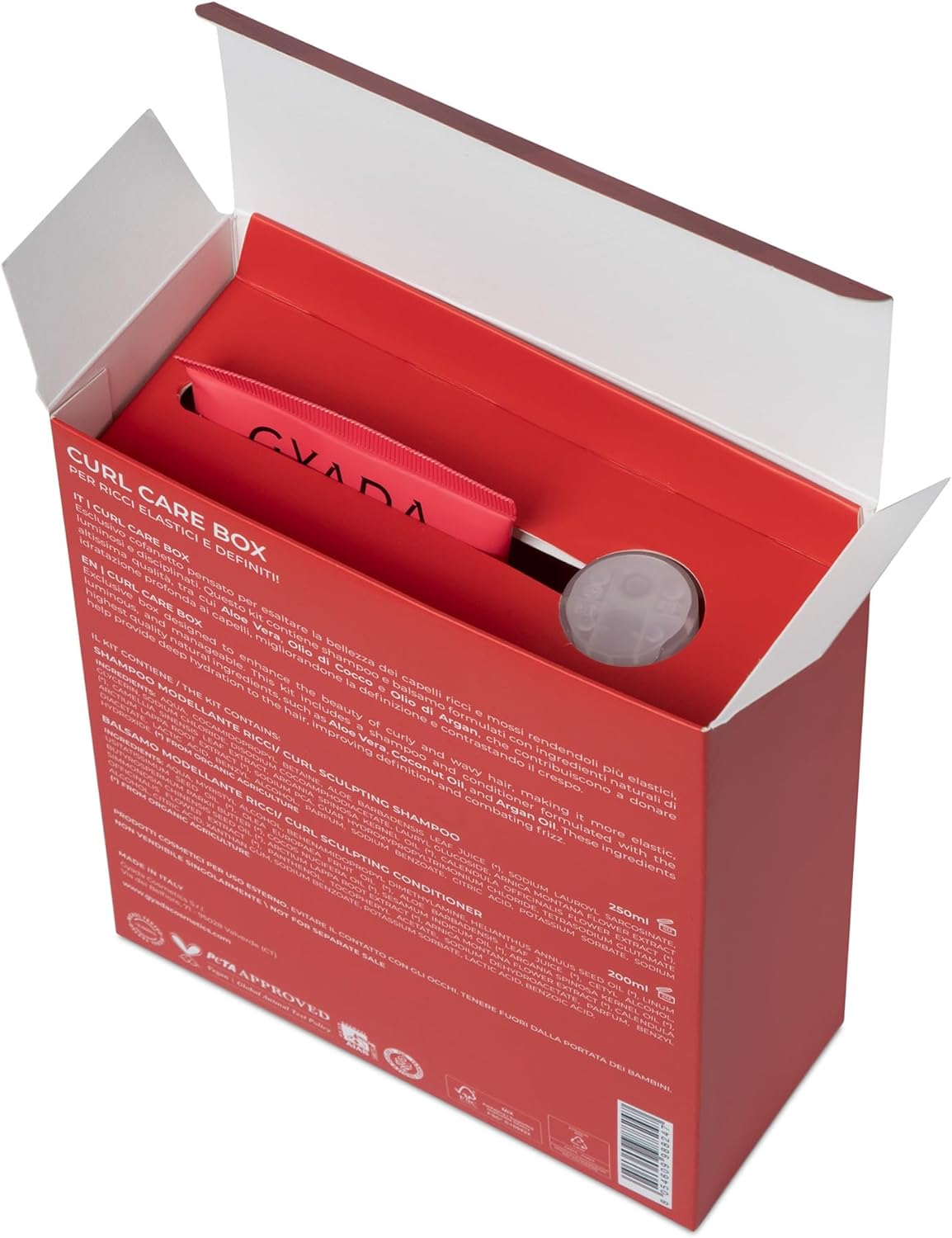Gyada Cosmetics - coffret boucles - 250ml+200ml - shampoing et après-shampoing