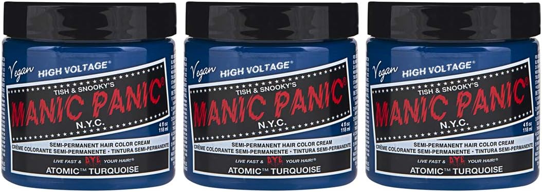 Manic Panic - coloration semi-permanente turquoise 113,4g - longue tenue