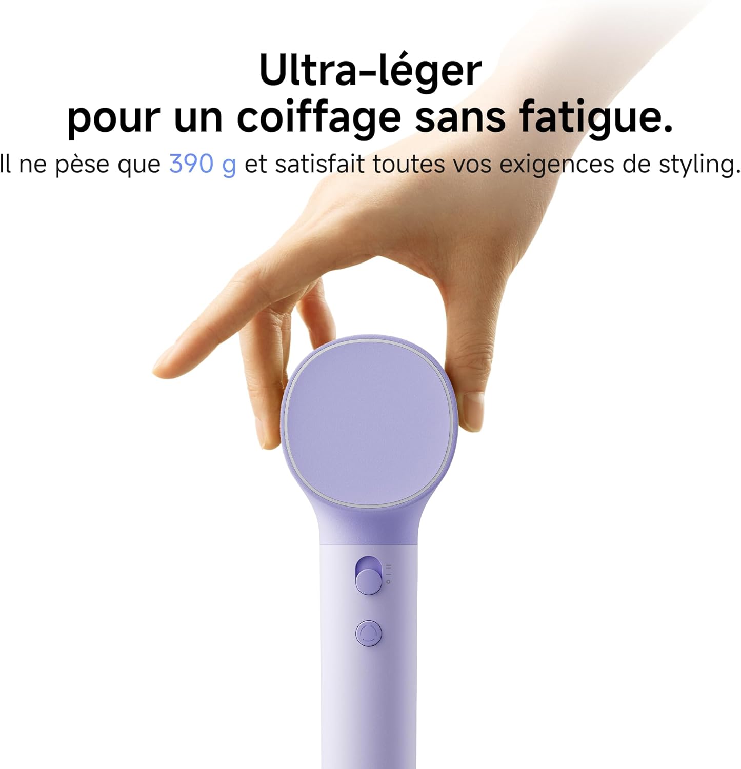 Laifen - Neo - 390g - sèche-cheveux ionique, brushless, 59dB, 2 buses