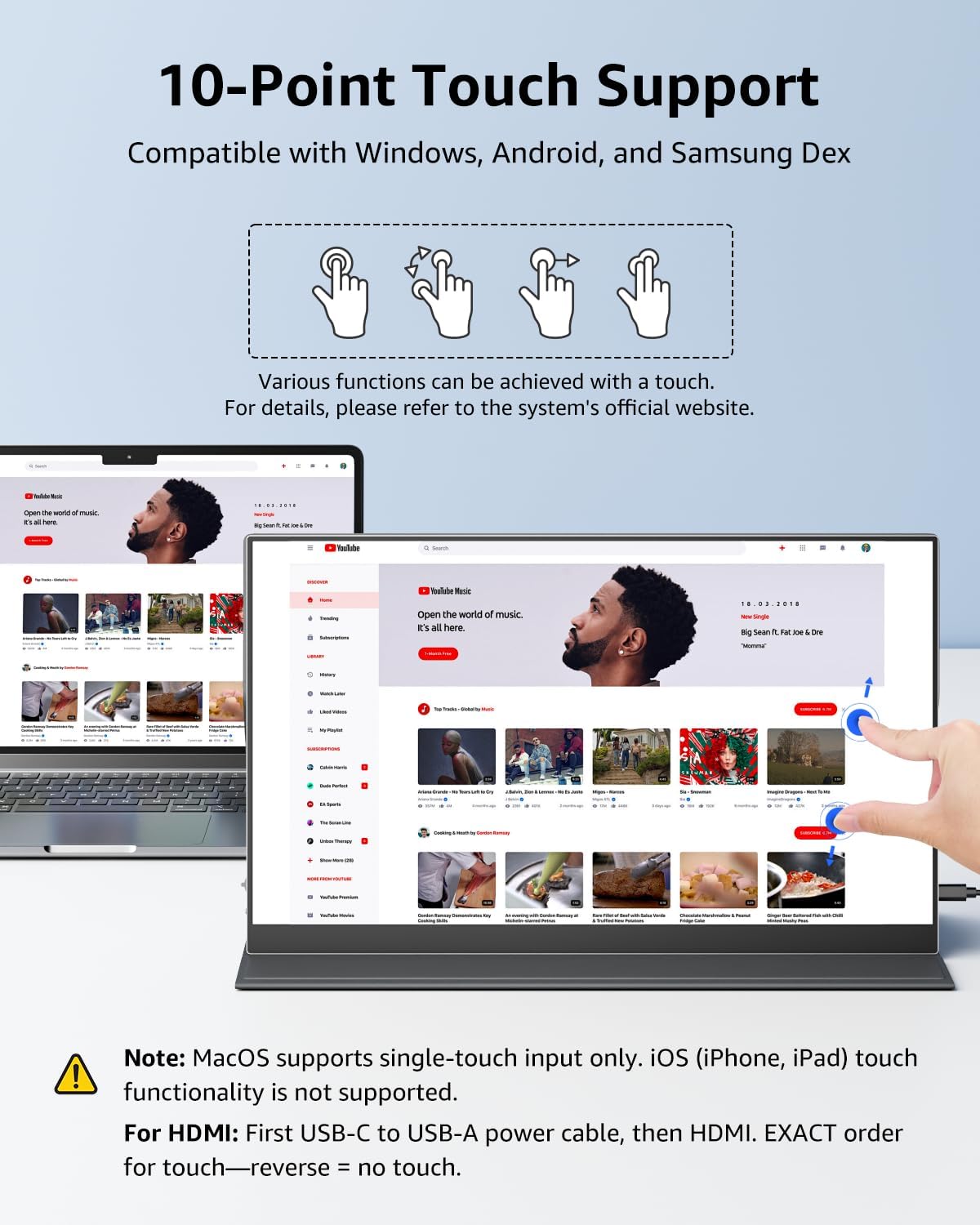 Yodoit - écran portable tactile 15,6