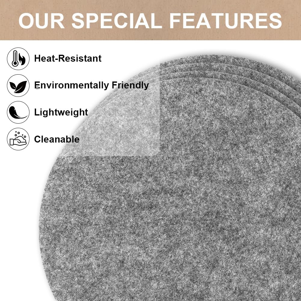 flintronic - Protège-casseroles 4 pièces 19,1cm - Protection anti-rayures