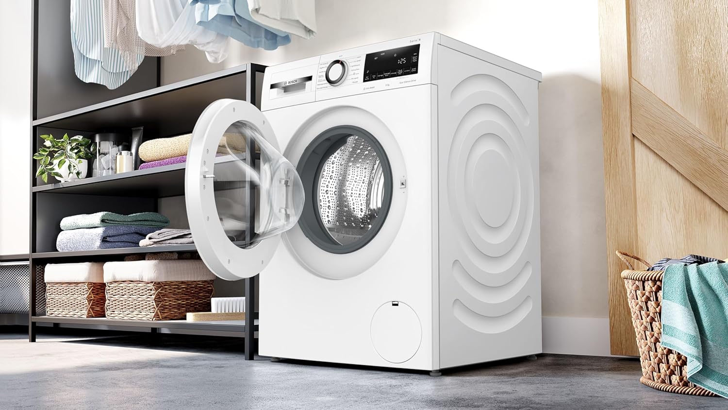 Bosch - Série 6 lave-linge 9kg 1400trs/min blanc compact WGG244Z3FR