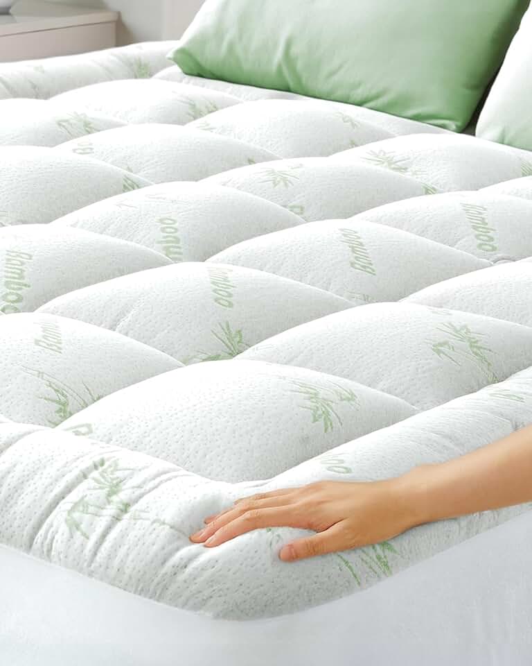 Surmatelas Confort Nuageux - 140x190 cm - Ultra-doux, bambou respirant