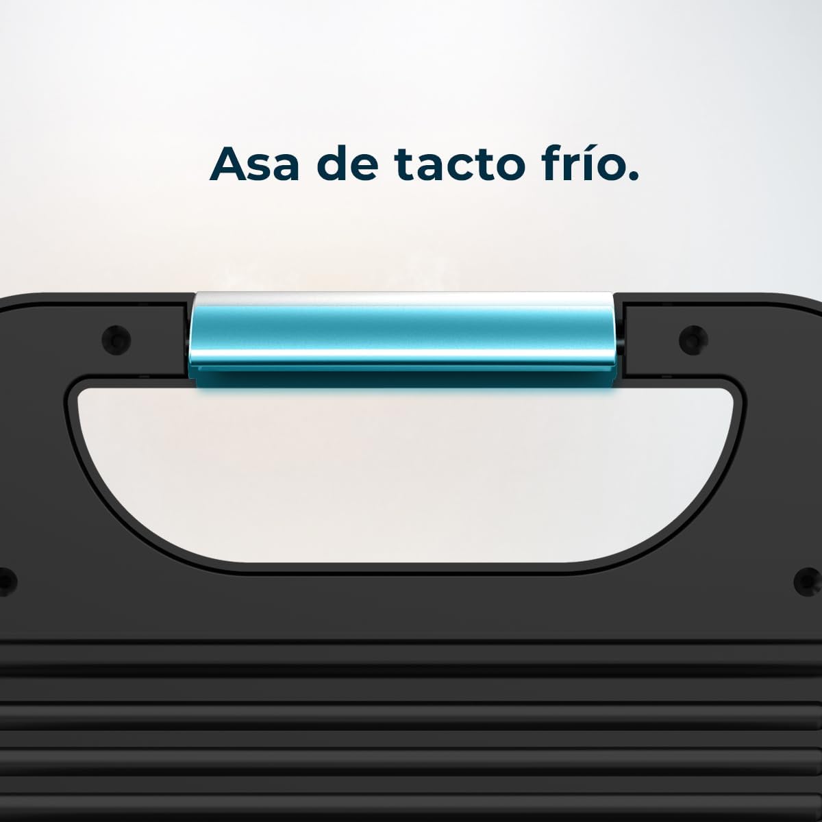 Cecotec - Rock'nToast Grill+ - inox, 800W, revêtement pierre, sans PFOA