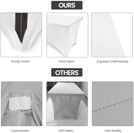 Utopia Kitchen - nappe extensible - 244 cm - polyester, lavable, infroissable