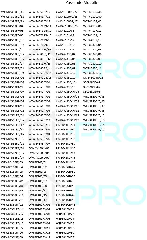 Bosch Siemens Neff Constructa - poignée sèche-linge 225x70x45mm plastique blanc - 00644221