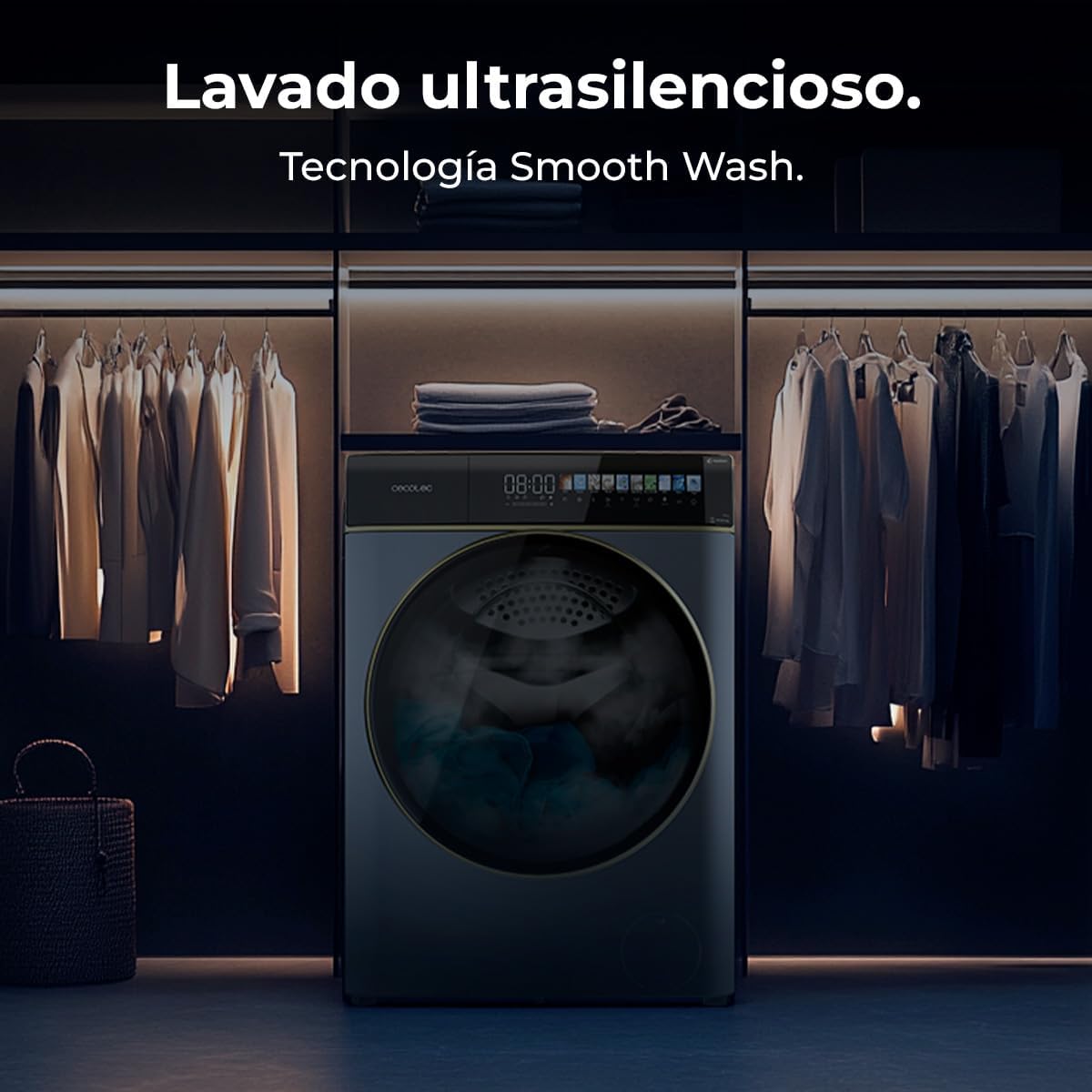 Cecotec - Bolero DressCode 10kg, 1400tr/min, écran 10,3