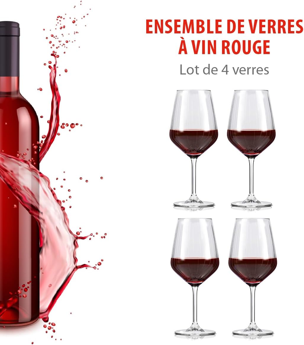 alpina - Verres à champagne série 4 pièces - 210ml - flûtes lave-vaisselle