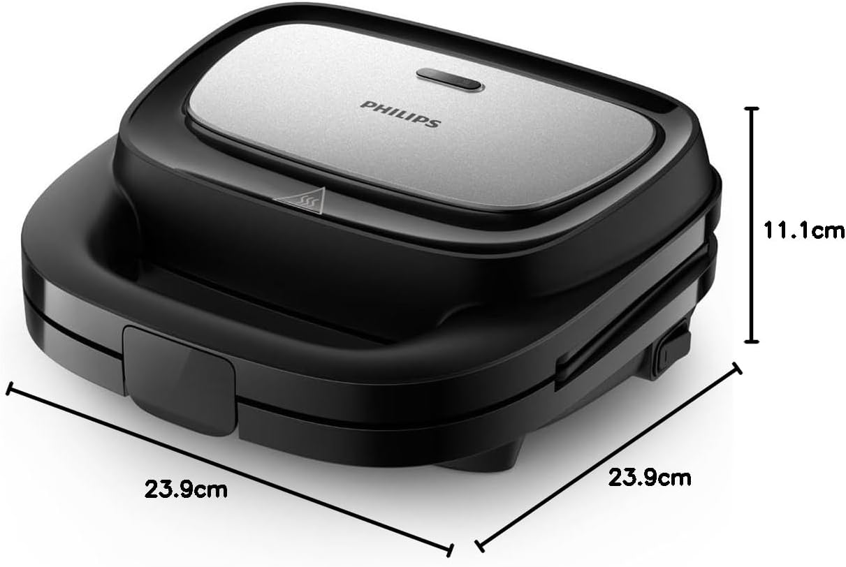 Philips - Série 5000 HD2350/80 - plaques antiadhésives, 750W