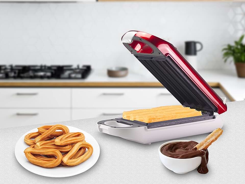 BEPER - Plaque pour churros 800W, poignée isolante, antiadhésive - BT.600Y