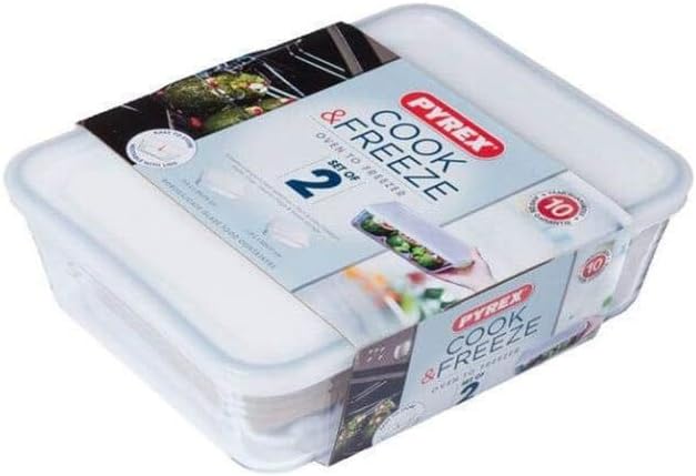 Pyrex - Classic rectangulaire - 1,5L/2,6L - couvercle hermétique