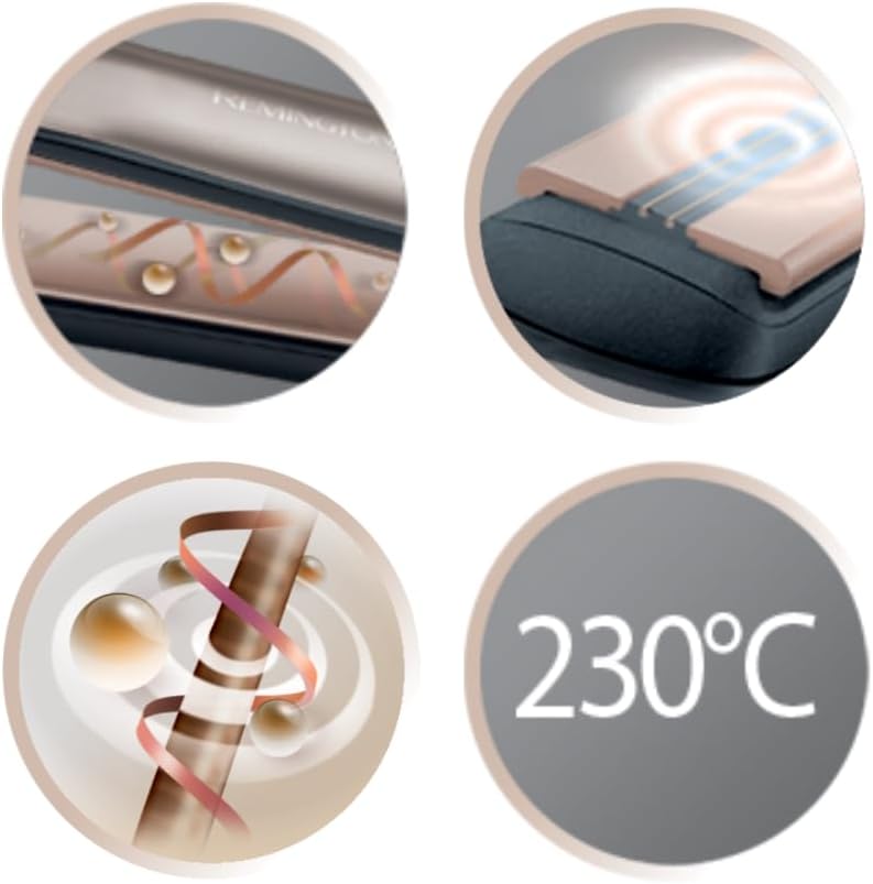 Remington - Lisseur Keratin Therapy, céramique, LCD, 160-230°C, S8593